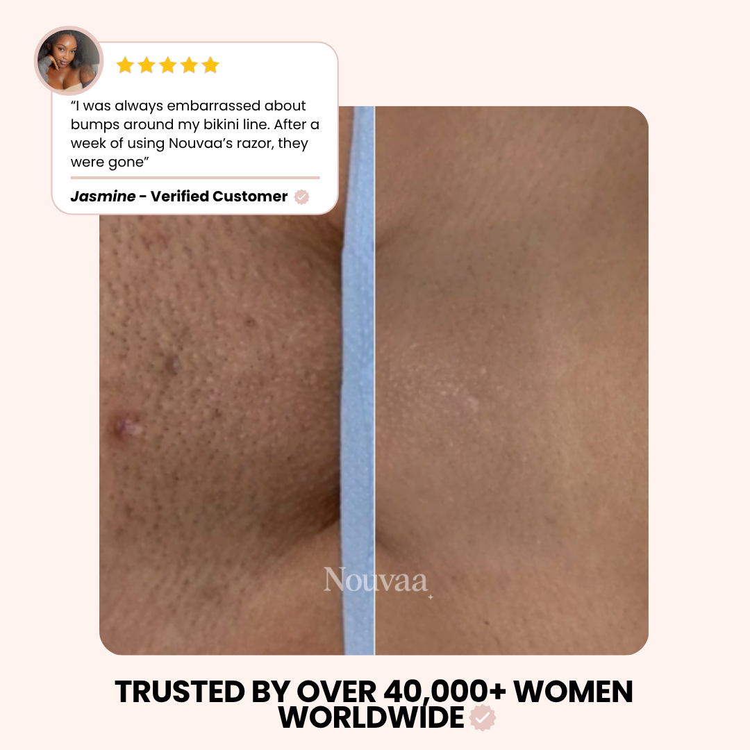 Nouvaa Razor - Bump-free shaving, smoothness that lasts